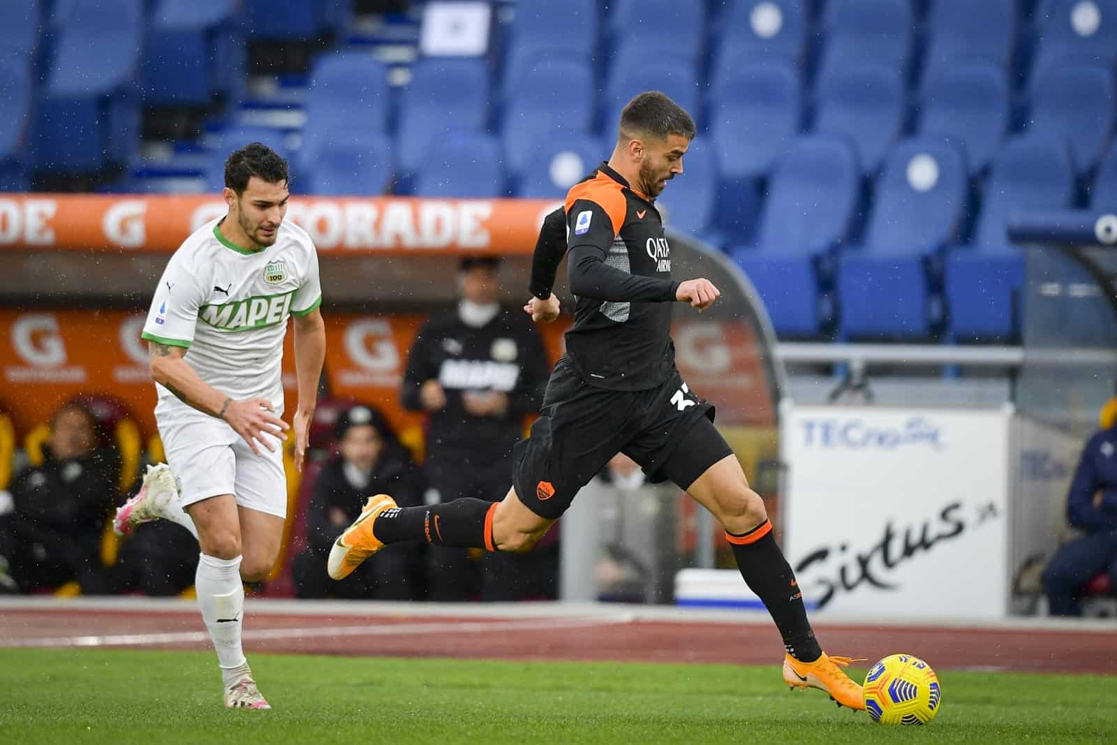 Roma-Sassuolo 0-0, le pagelle: Pedro, sprofondo rosso. Spinazzola, e andavamo su e giù