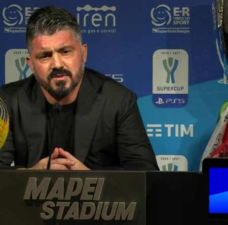 Juventus-Napoli, dichiarazioni pre partita Gattuso: “Mertens non è al top. La Juventus non è in crisi. Sarà una gara complessa”