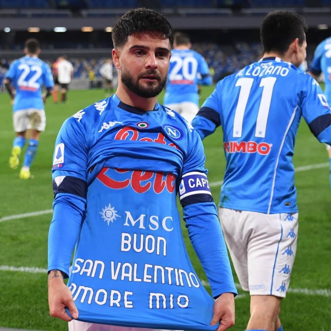 Insigne 100 gol Napoli