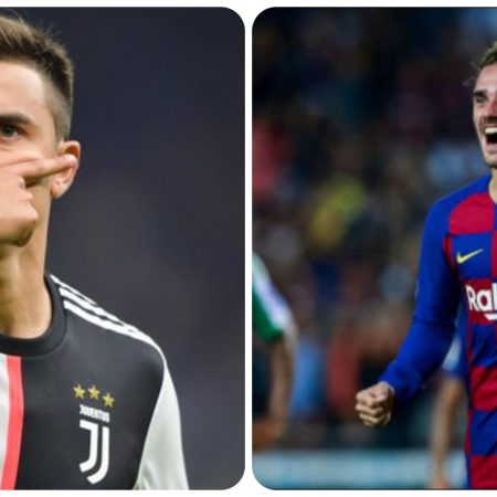Calciomercato Juventus: possibile scambio Dybala-Griezmann col Barcellona
