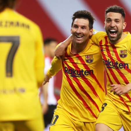 Video Gol Highlights Athletic Bilbao-Barcellona 0-4: Sintesi 17-4-2021