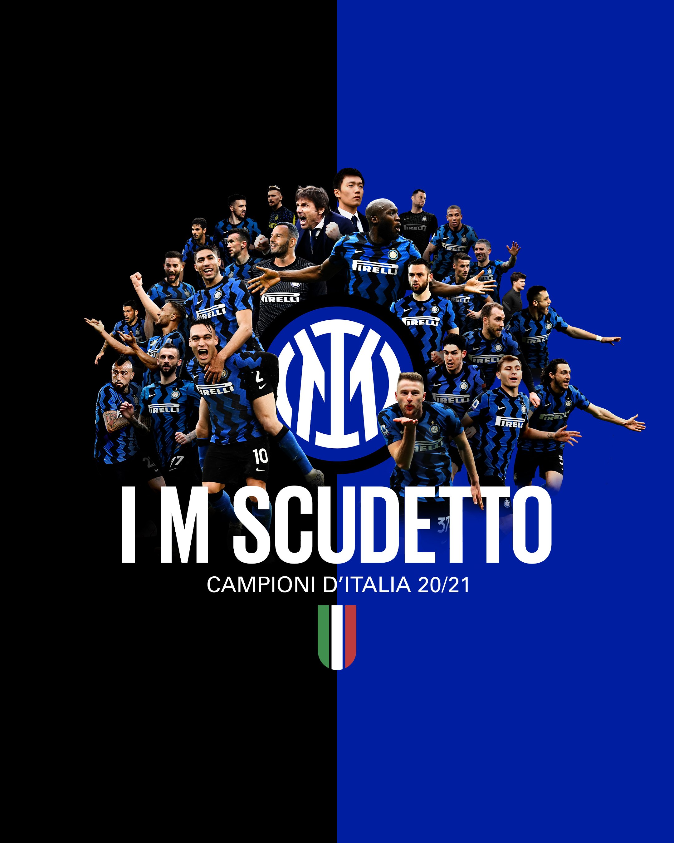 Inter campione d'Italia vince lo Scudetto