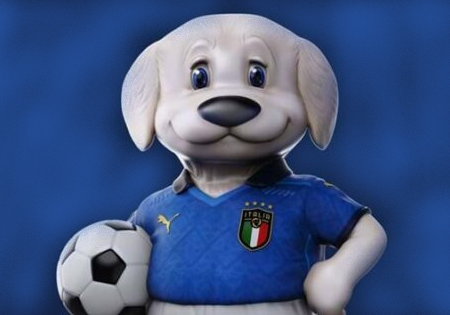 Euro 2020: foto mascotte ufficiale dell’Italia agli Europei 2021