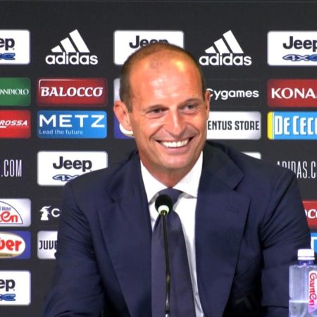 Inter-Juventus, dichiarazioni pre-partita, Allegri “Domani andremo tutti a Milano, il derby d’Italia è sempre una gara molto bella.”