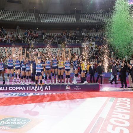 Volley femminile, Conegliano vince la Coppa Italia Frecciarossa