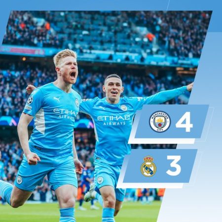 Video Gol Highlights Manchester City-Real Madrid 4-3: Sintesi 26-4-2022