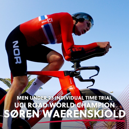 Mondiali ciclismo 2022: Soren Waerenskjold campione Under 23 a cronometro