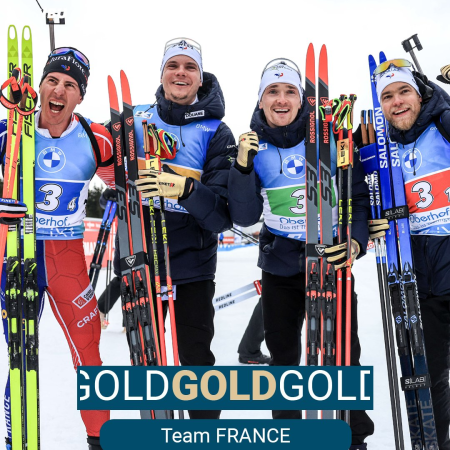 Mondiali biathlon: niente en plain per Johannes Boe! La Francia vince l’oro nella staffetta maschile