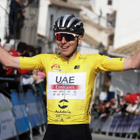 Vuelta Andalucia: Pogacar fa tre su quattro e ipoteca la maglia gialla
