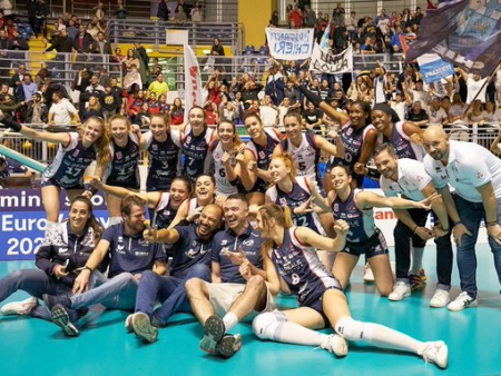 Volley, Chieri regina in Challenge Cup. Novara e Perugia per difendere l’onore in Champions