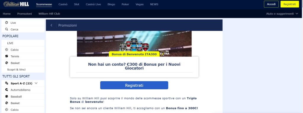 william hill bonus