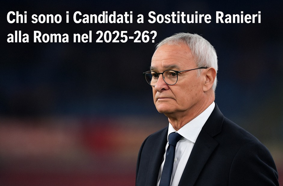Chi sono i candidati a sostituire Ranieri alla Roma nella stagione 2025-26?