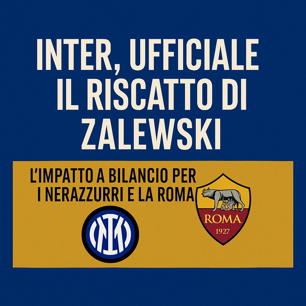 Inter, riscatto di Zalewski: impatto a bilancio per i nerazzurri e plusvalenza da 6,5 milioni per i giallorossi