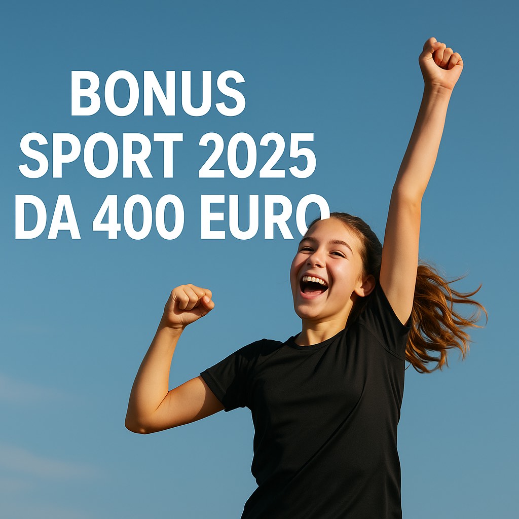 Bonus Sport 2025 da 400 euro: come funziona, chi ne ha diritto e perché è così importante