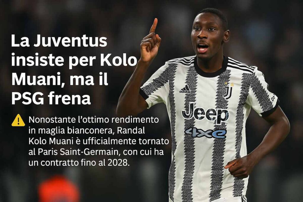 Juventus punta su Kolo Muani