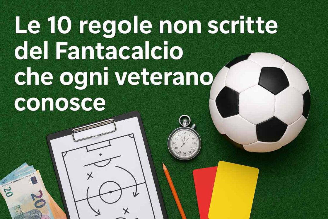 Le 10 regole non scritte del Fantacalcio che ogni veterano conosce