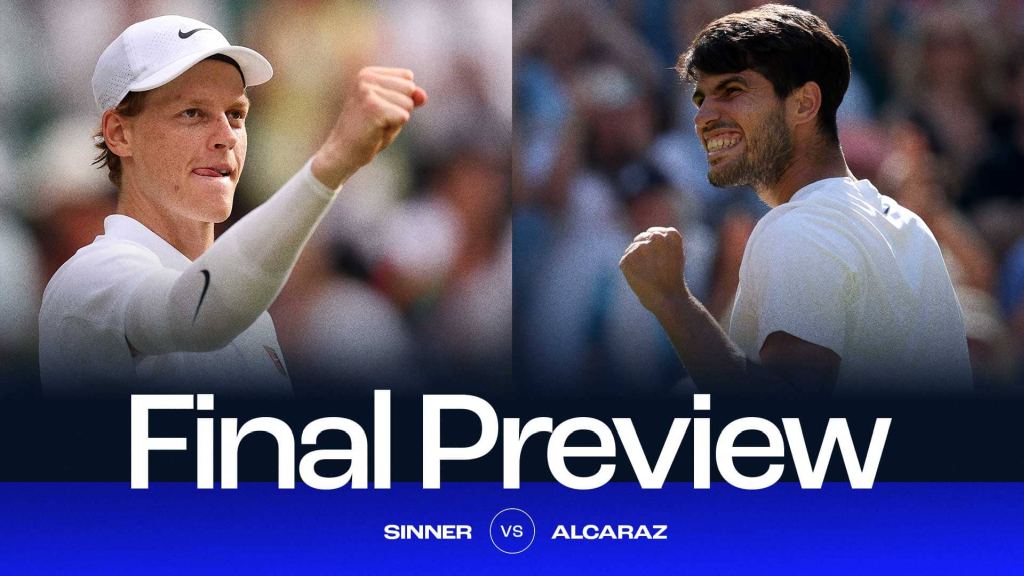 Finale Wimbledon Sinner – Alcaraz: pronostico e dove vederla