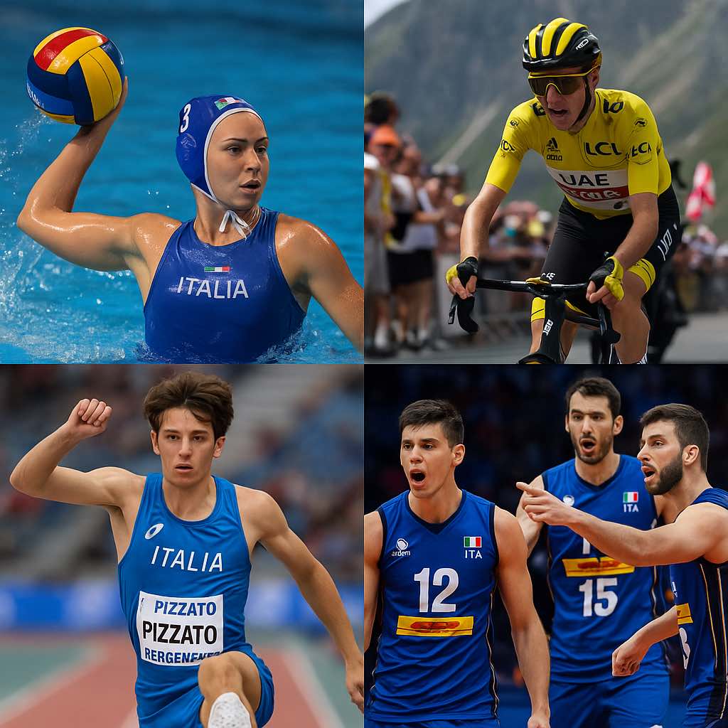 Sport in TV Oggi, Giovedì 17 luglio 2025: Tour de France, Italia-Cina, Europei U23 e tanto altro in diretta