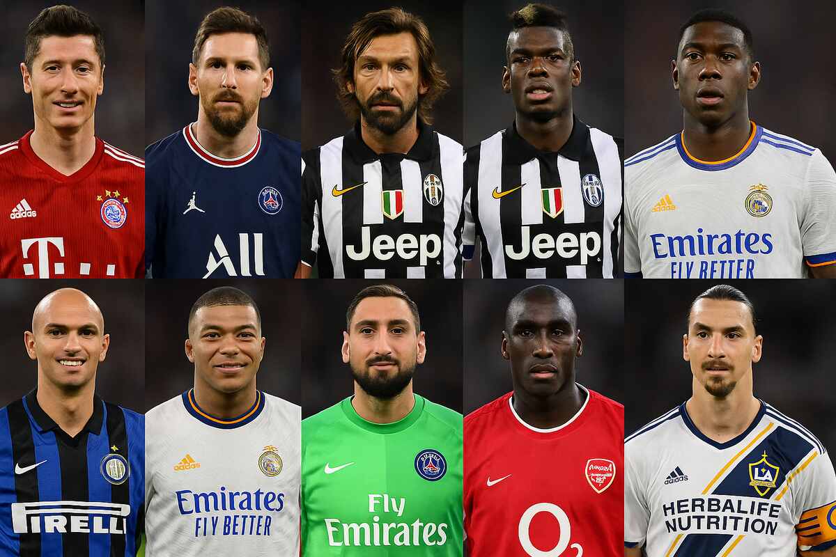 Lista dei I 10 migliori colpi a parametro zero nella storia del calciomercato
