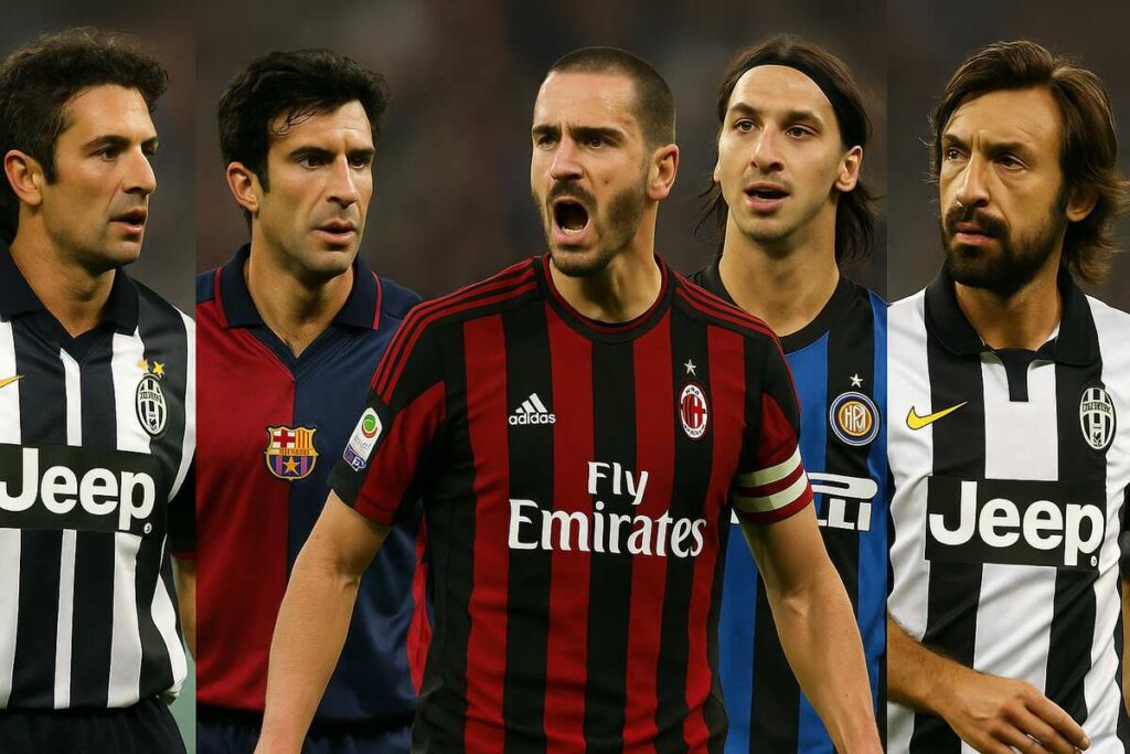 I più grandi tradimenti nel calcio: quando i campioni cambiarono maglia tra rivali
