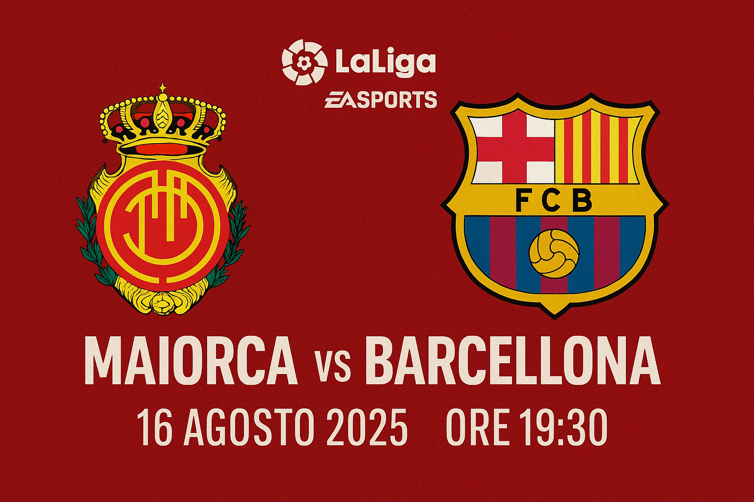 Dove vedere Maiorca – Barcellona in Diretta Tv e Streaming Liga