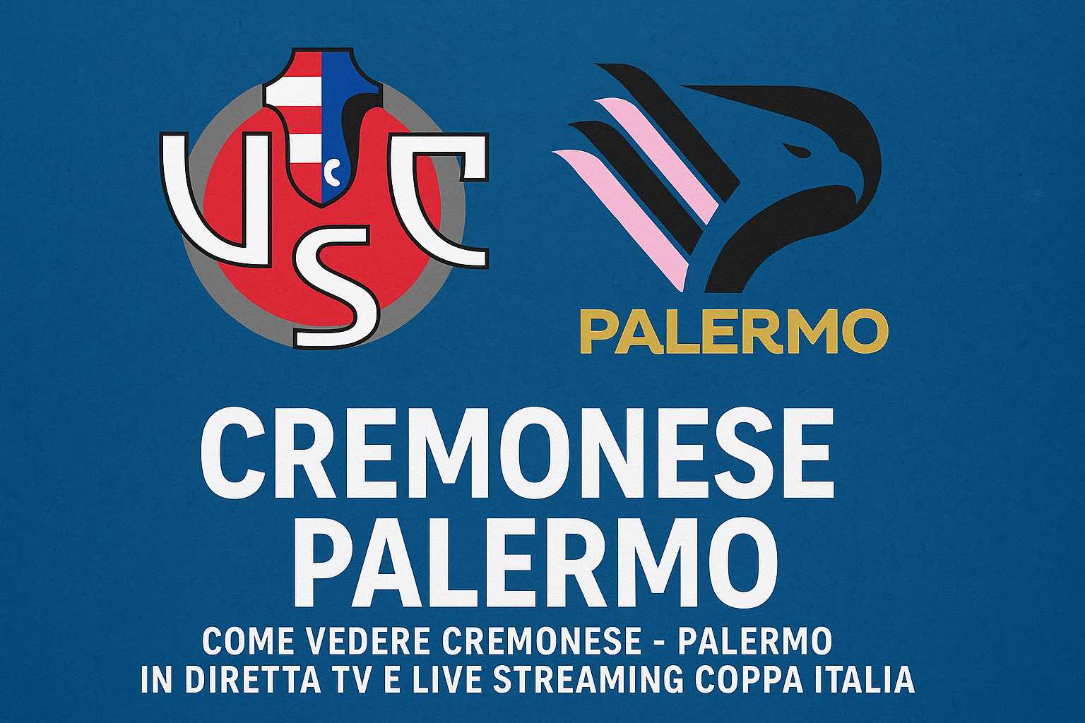 Come vedere Cremonese – Palermo in Diretta Tv e Live Streaming Coppa Italia