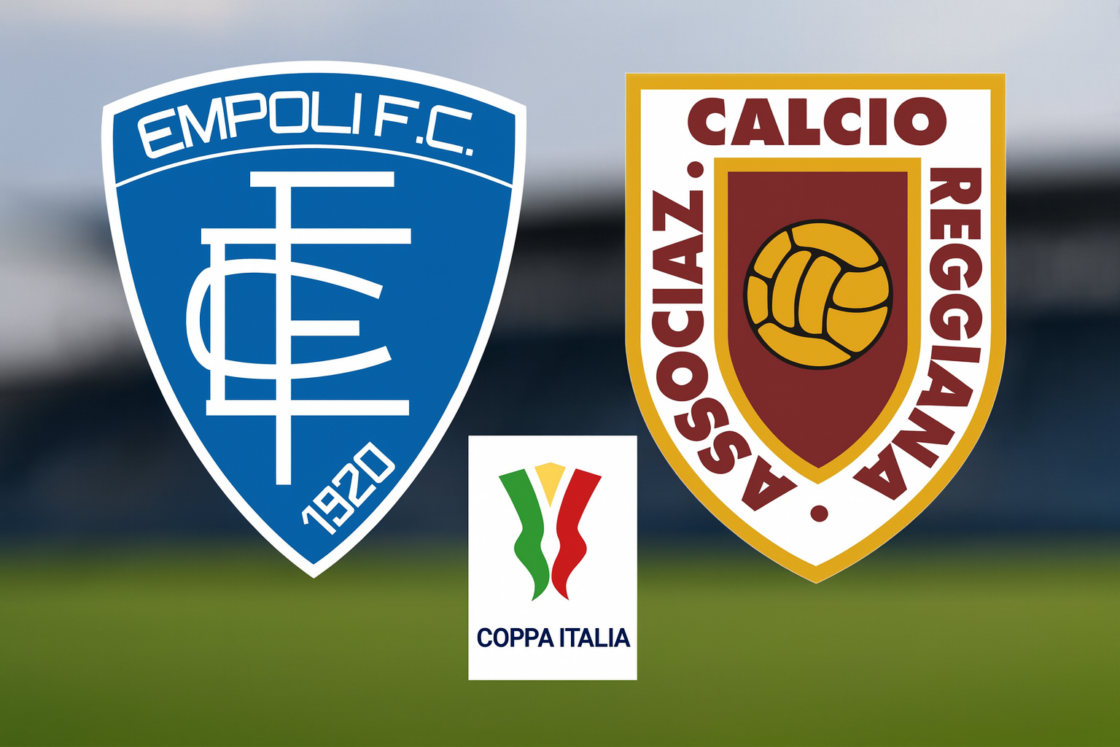 Empoli – Reggiana Live Diretta Tv e Streaming Coppa Italia