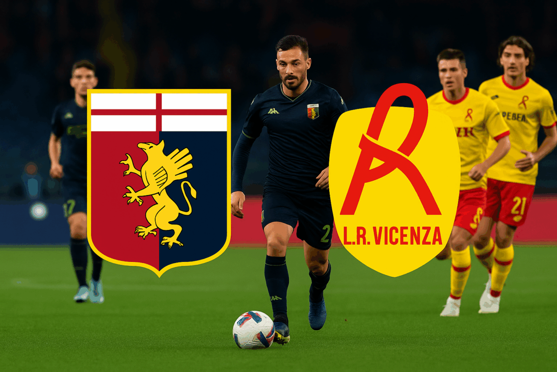 Genoa-Vicenza Diretta Live in Tv e Streaming Coppa Italia