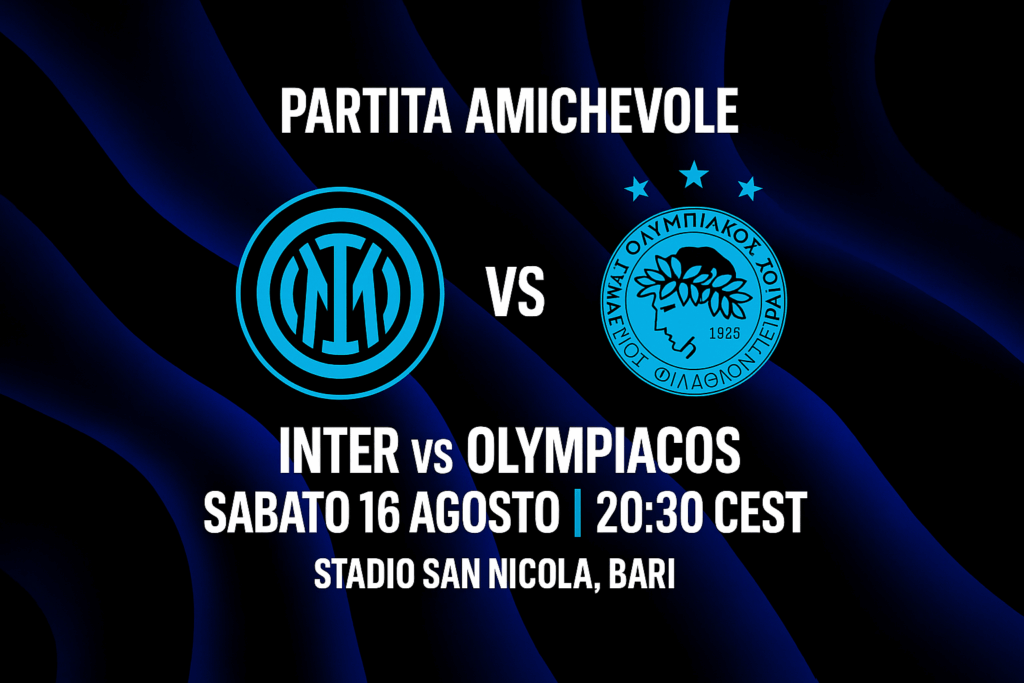 Dove vedere Inter – Olympiacos in Diretta Tv e Streaming