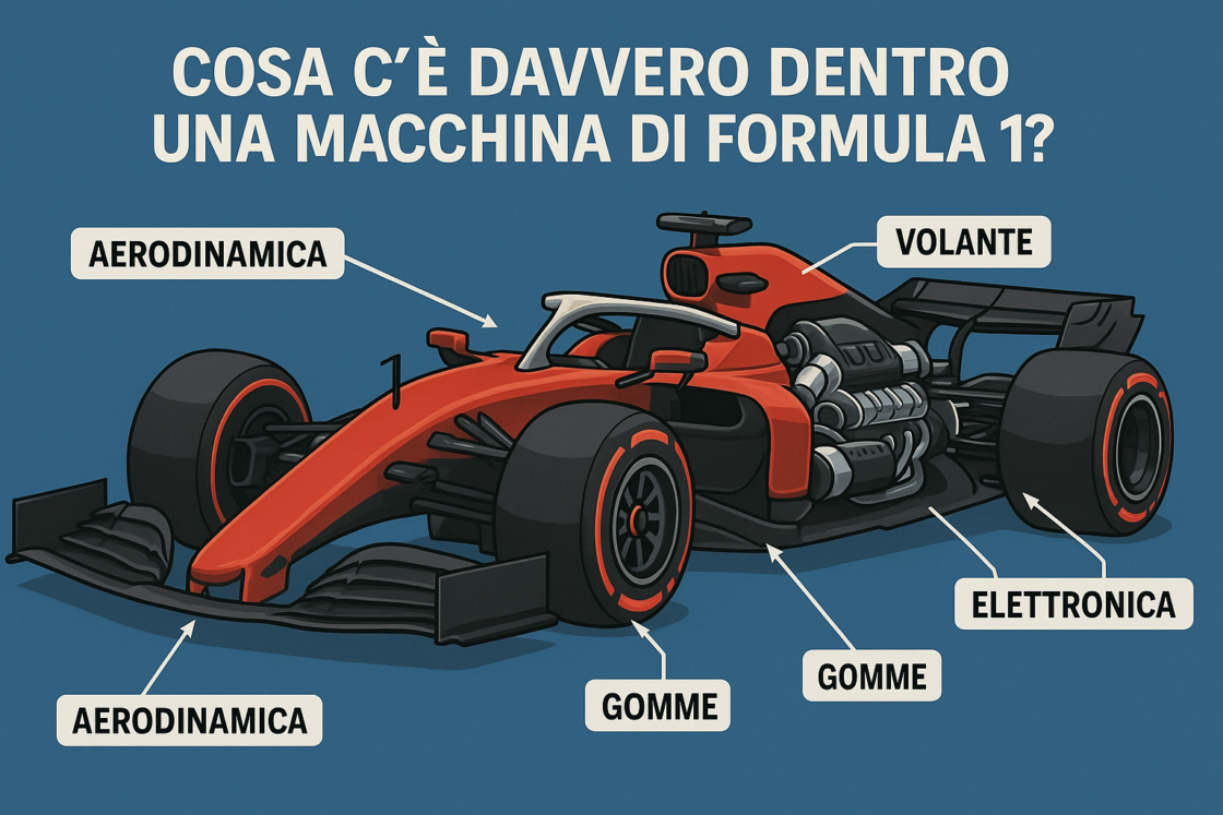 Cosa c’è davvero dentro una macchina di Formula 1? Tutta la tecnologia spiegata semplice
