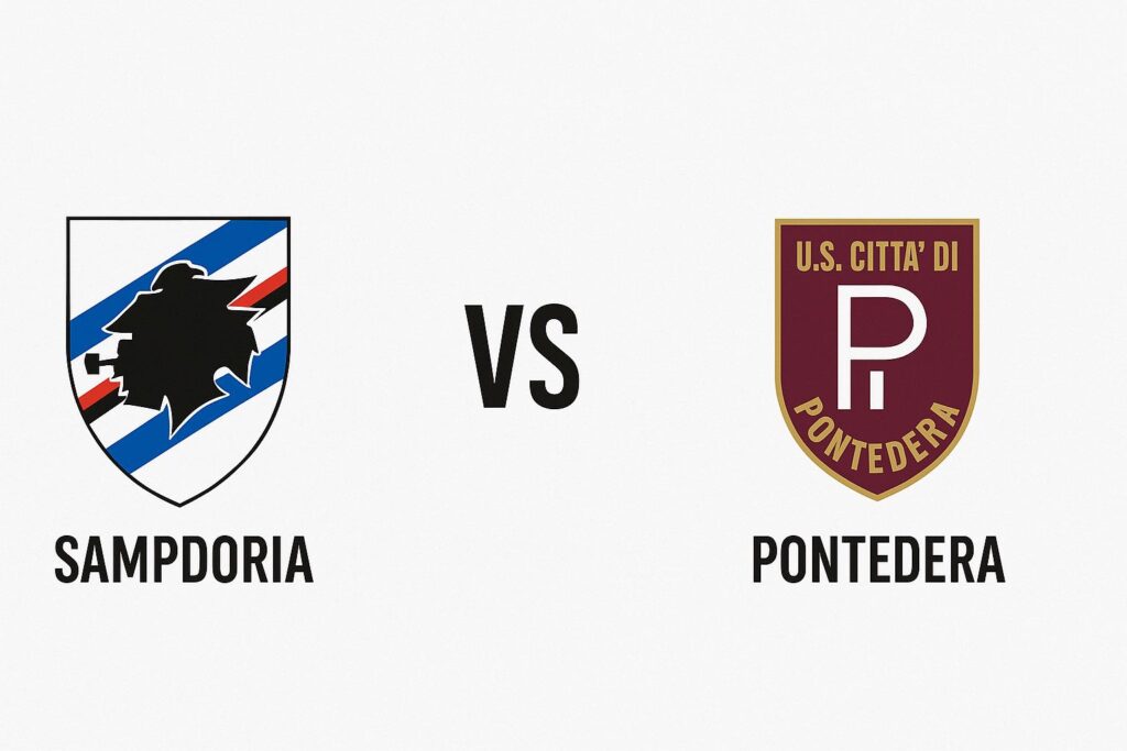 Sampdoria-Pontedera in Diretta Live ore 17 di oggi 10-08-2025
