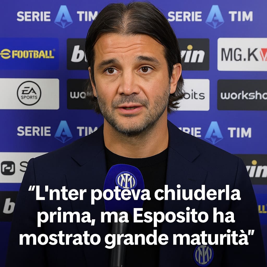 Chivu: “L’Inter poteva chiuderla prima, ma Esposito ha mostrato grande maturità”