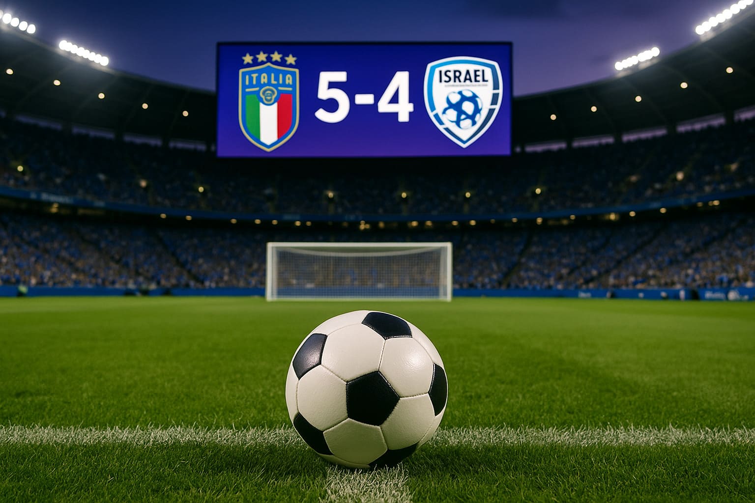 Italia-Israele 5-4
