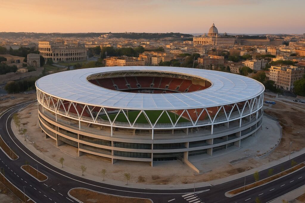 Roma: Il nuovo stadio sarà pronto entro fine anno