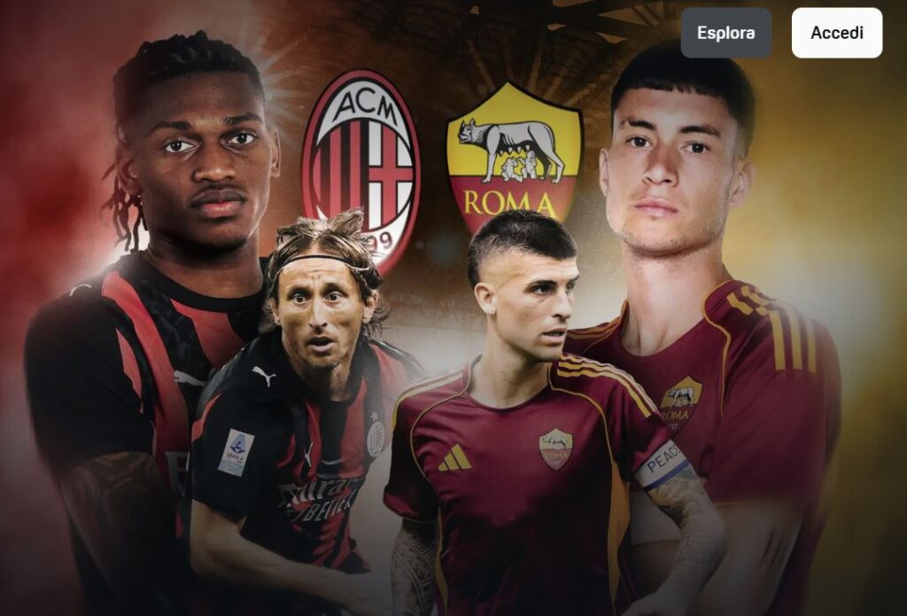 Dove vedere Milan – Roma in Diretta Streaming Gratis Serie A 10° Giornata