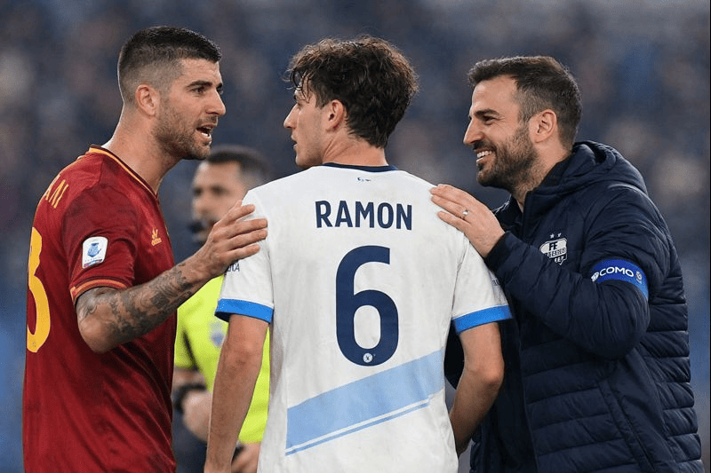 Roma-Como, Mancini chiarisce il finale teso: “Con Ramon serviva più rispetto, con Fabregas tutto risolto”