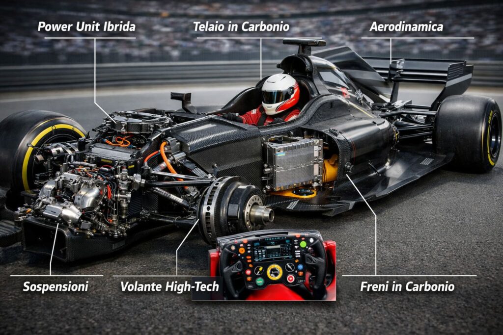 Cosa c’è davvero dentro una macchina di Formula 1? Tecnologia spiegata semplice