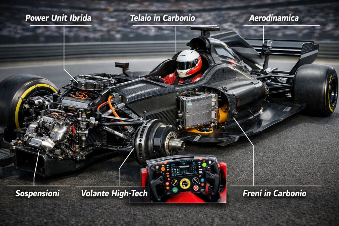 Cosa c’è davvero dentro una macchina di Formula 1? Tecnologia spiegata semplice