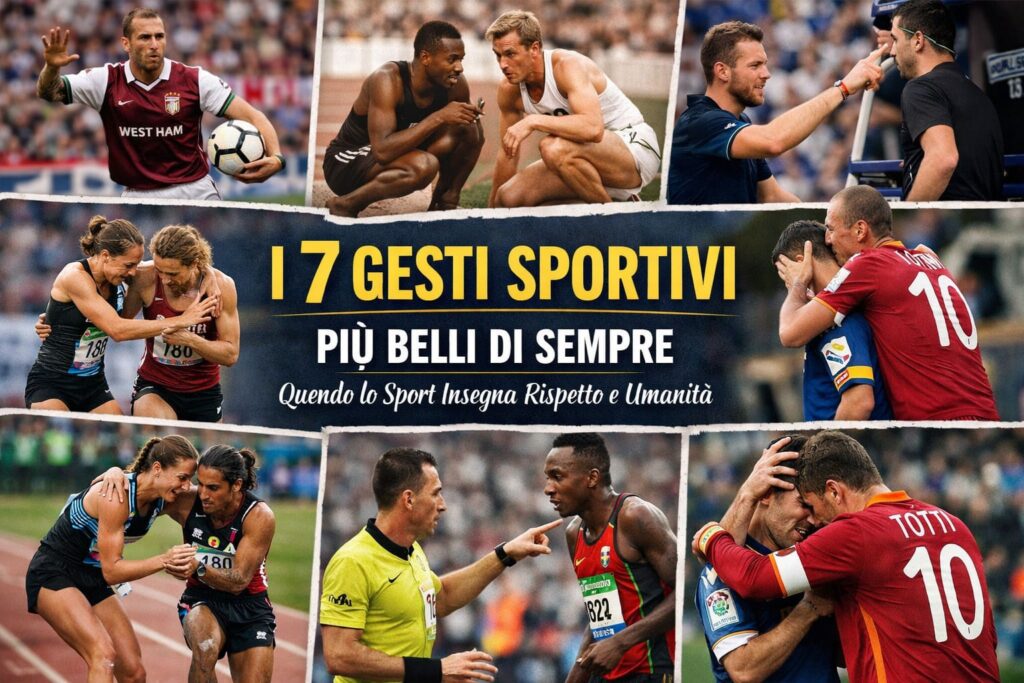 I 7 gesti sportivi più belli di sempre: quando lo sport insegna rispetto e umanità
