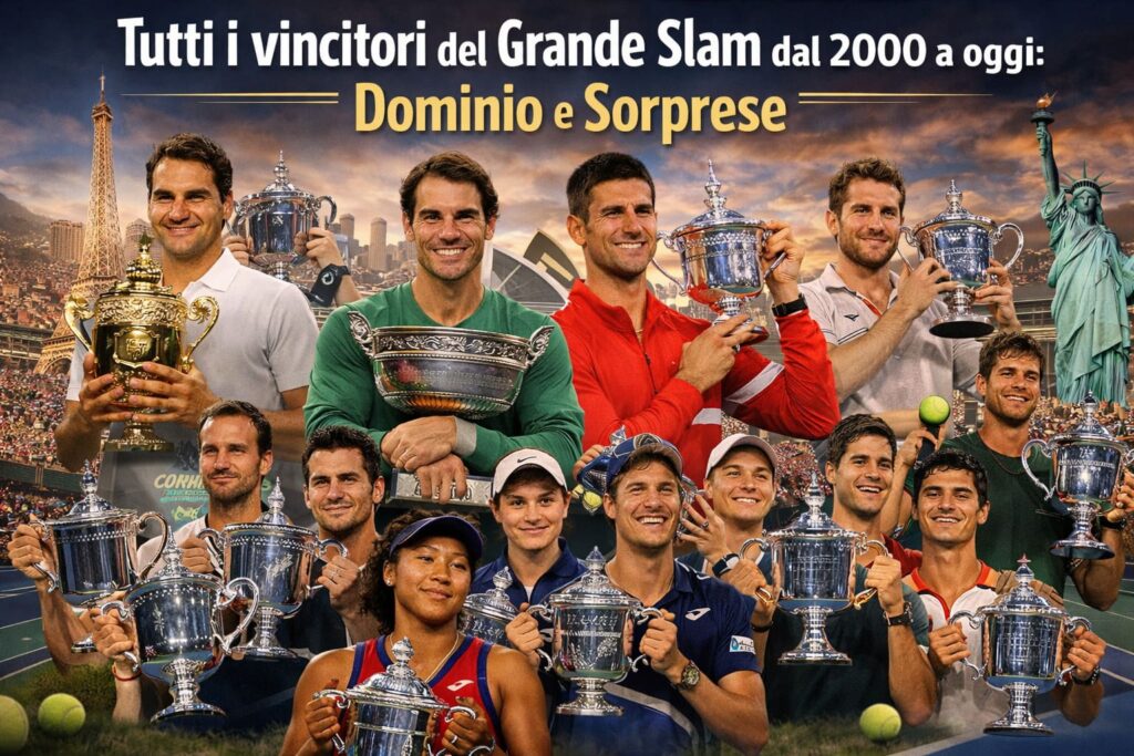 Tutti i vincitori del Grande Slam dal 2000 a oggi: dominio e sorprese