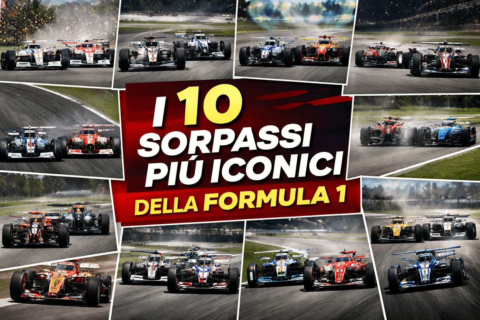 I 10 sorpassi più iconici della Formula 1: Video e Analisi