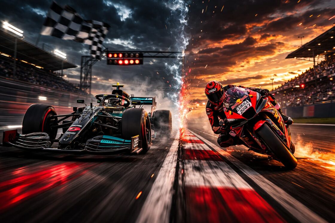 MotoGP o Formula 1? Confronto tra due mondi di velocità, tecnica e spettacolo