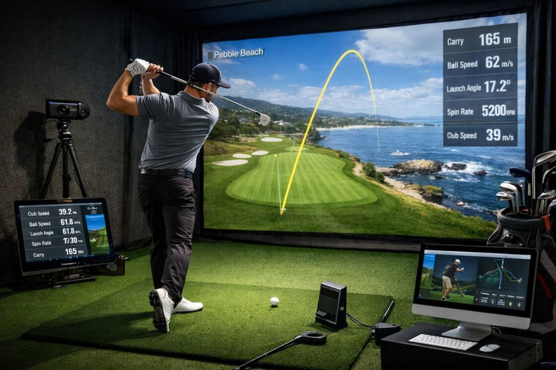 Recensione Simulatore di golf indoor: allenarsi seriamente senza campo – Miglior prezzo e Offerte