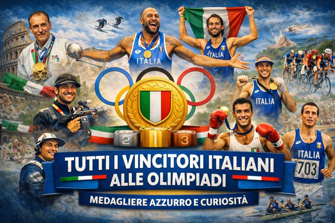 Tutti i vincitori italiani alle Olimpiadi: medagliere azzurro aggiornato e curiosità