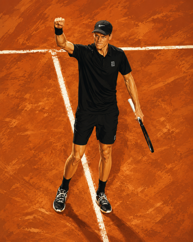 Sinner vince a Roma ed entra nella storia del Tennis