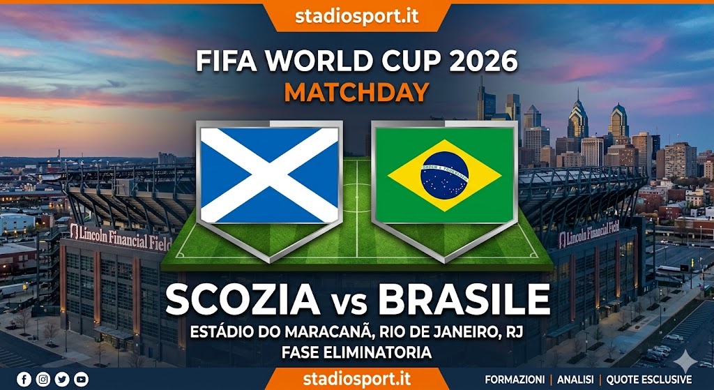 Mondiali 2026, Pronostico Scozia – Brasile: Analisi, formazioni e quote top