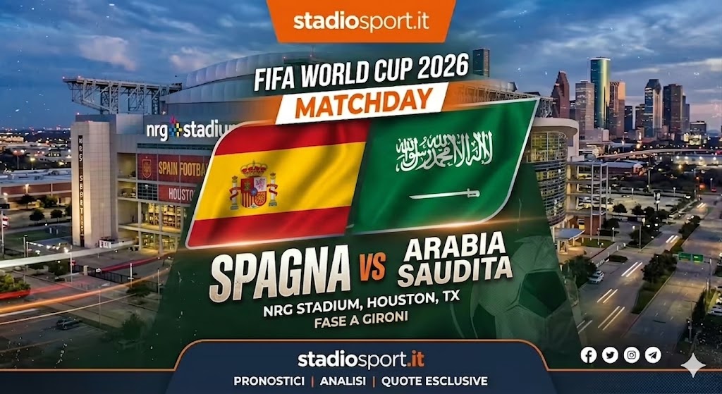 Mondiali 2026, pronostico Spagna-Arabia Saudita: quote, analisi e probabili formazioni