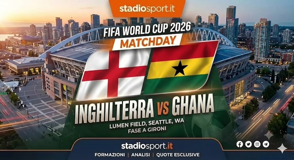 Mondiali 2026, Pronostico Inghilterra – Ghana: Analisi, formazioni e quote top