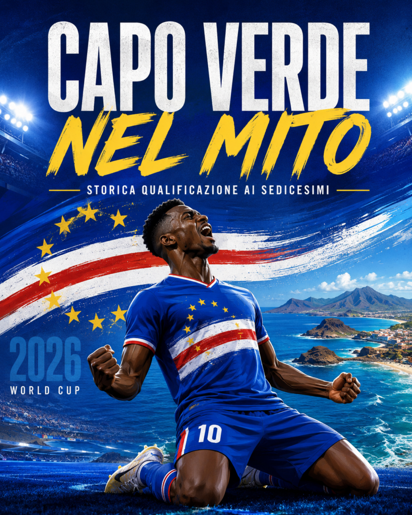 Capo Verde nella storia ai Mondiali 2026: qualificazione ai sedicesimi e sfida all’Argentina