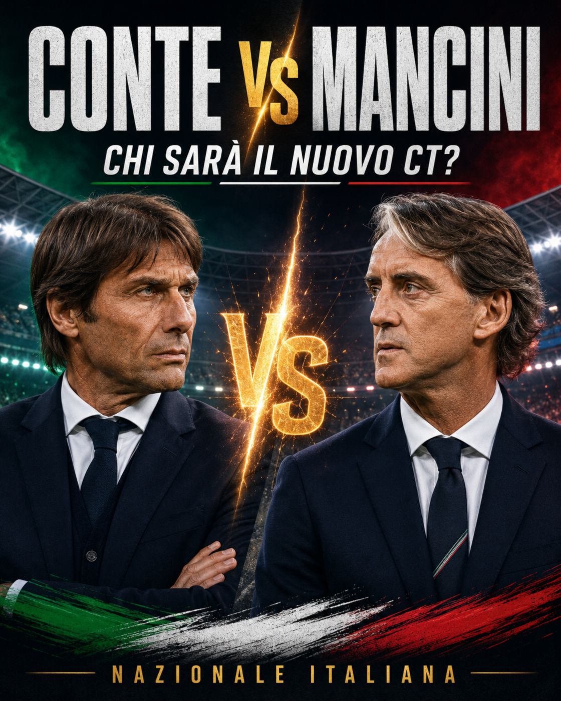 Nuovo CT Italia, Conte o Mancini: Malagò rifonda la Nazionale